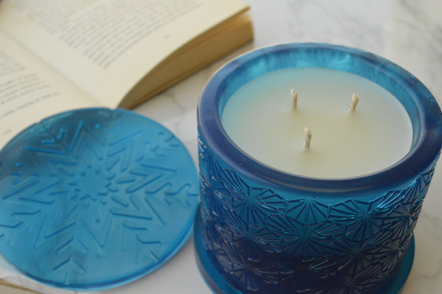 Geometric Pot Custom Candle